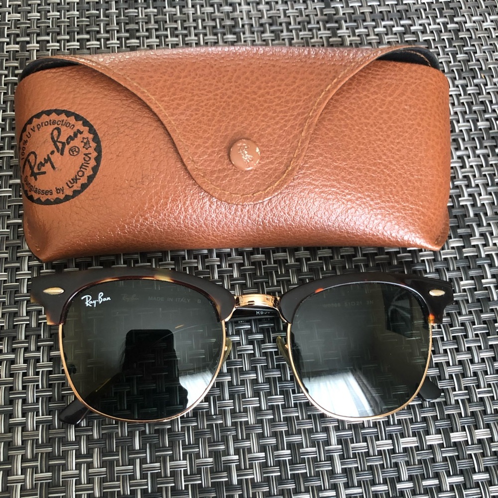 RAY-BAN sunglasses.